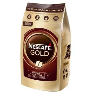 Кофе растворимый Nescafe Gold 900г