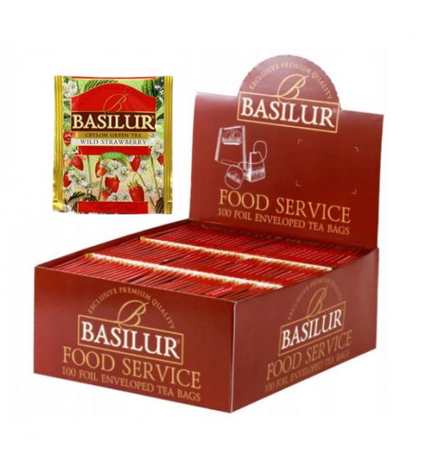 Чай черный Basilur Magic Fruits Strawberry 210г (100 пак.)