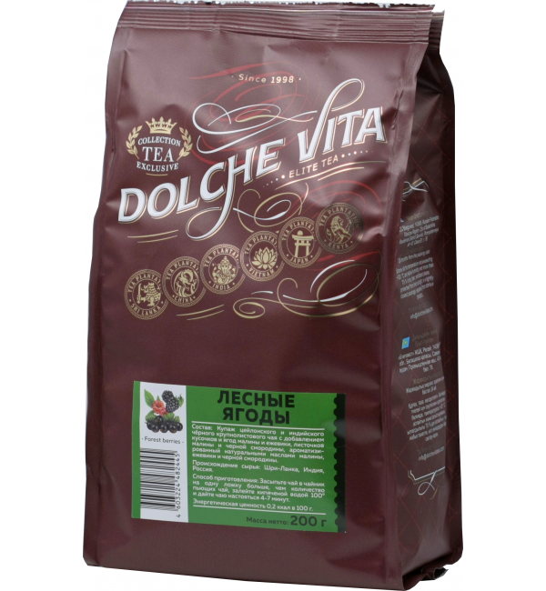 Чай черный Dolche Vita Лесные ягоды 200г