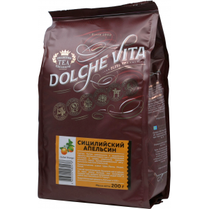 Чай черный Dolche Vita Сицилийский Апельсин 200г