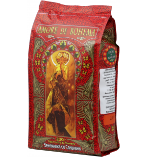 Чай черный Amore De Bohema Земляника со сливками 200г