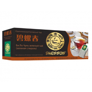 Чай зеленый Shennun Би Ло Чунь 45г (25 пак.)