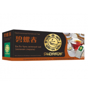 Чай зеленый Shennun Би Ло Чунь 45г (25 пак.)