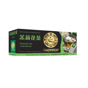 Чай зеленый Shennun Жасмин 45г (25 пак.)