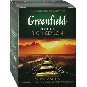 Чай черный Greenfield Rich Ceylon 40г (20 пак.)