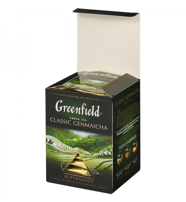 Чай зеленый Greenfield Genmaicha 36г (20 пак.)
