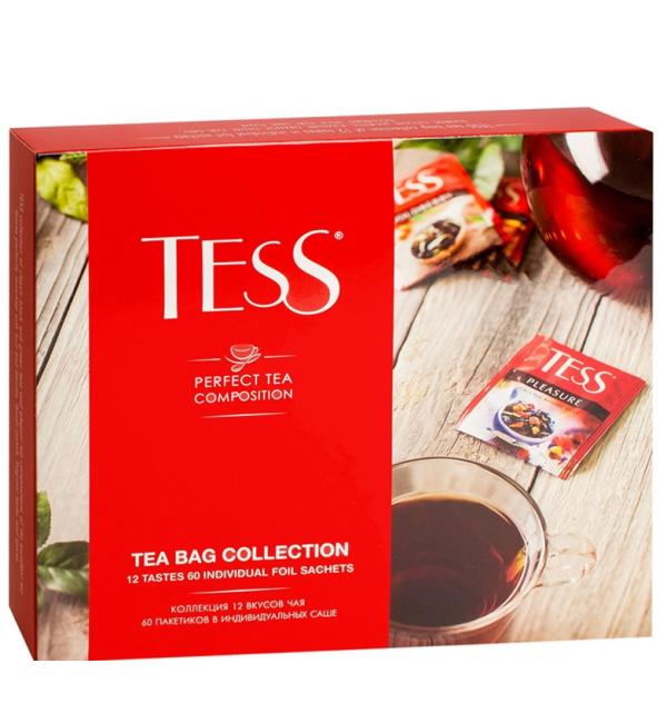 Чайный набор Tess Collection 12 видов 120г (60 пак.)