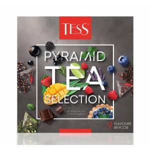 Чайный набор Tess Pyramid Selection 9 видов 81г (45 пак.)