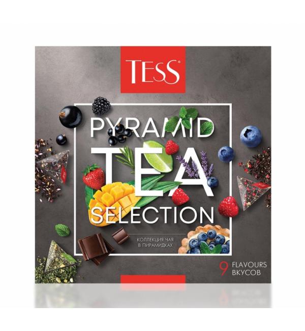 Чайный набор Tess Pyramid Selection 9 видов 81г (45 пак.)