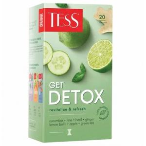 Чай зеленый Tess Get Detox 30г (20 пак.)