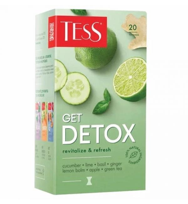 Чай зеленый Tess Get Detox 30г (20 пак.)