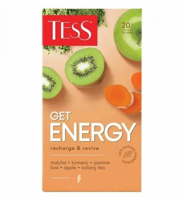 Чай зеленый Tess Get Energy 30г (20 пак.)