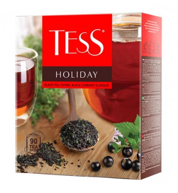 Чай черный Tess Holiday 126г (90 пак.)