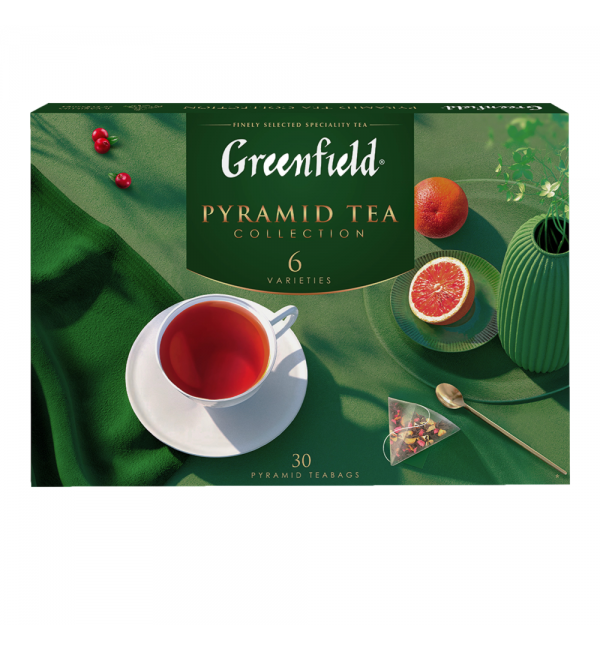 Чайный набор Greenfield Pyramid Collection 56г (30 пак.)