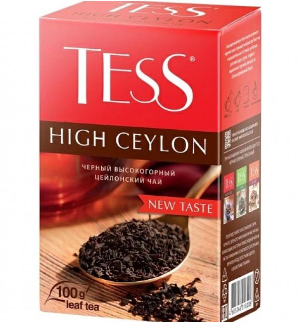 Чай черный Tess High Ceylon 100г