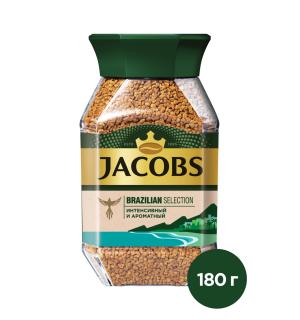 Кофе растворимый Jacobs Brazilian Selection 180г