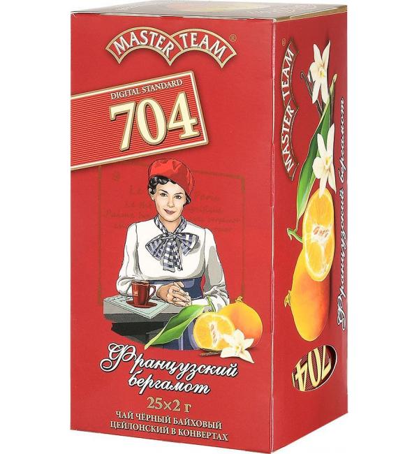 Чай черный Мастер Тим Стандарт 704 Французский Бергамот 50г (25 пак.)