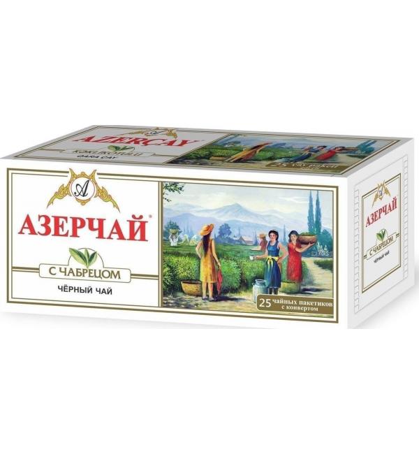 Чай черный Азерчай Чабрец 50г (25 пак.)