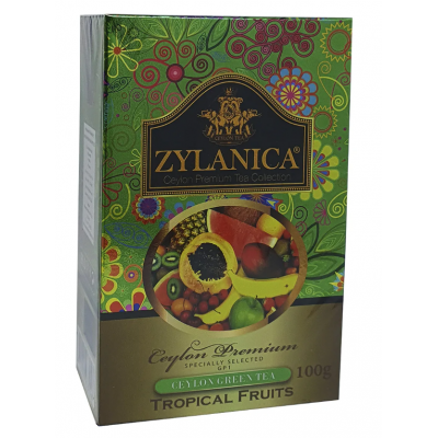 Чай зеленый Zylanica Тропические фрукты 100г