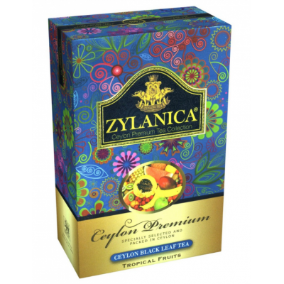 Чай черный Zylanica Тропические фрукты 100г