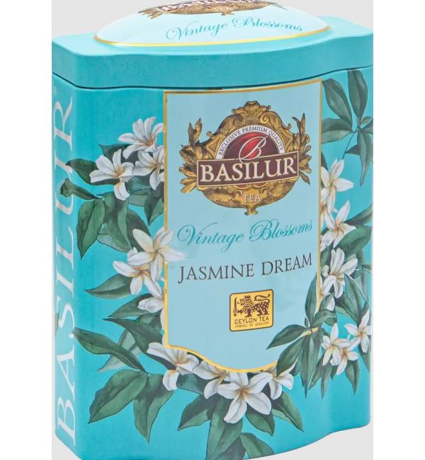 Чай зеленый Basilur Винтажные цветы Жасминовая мечта 100г