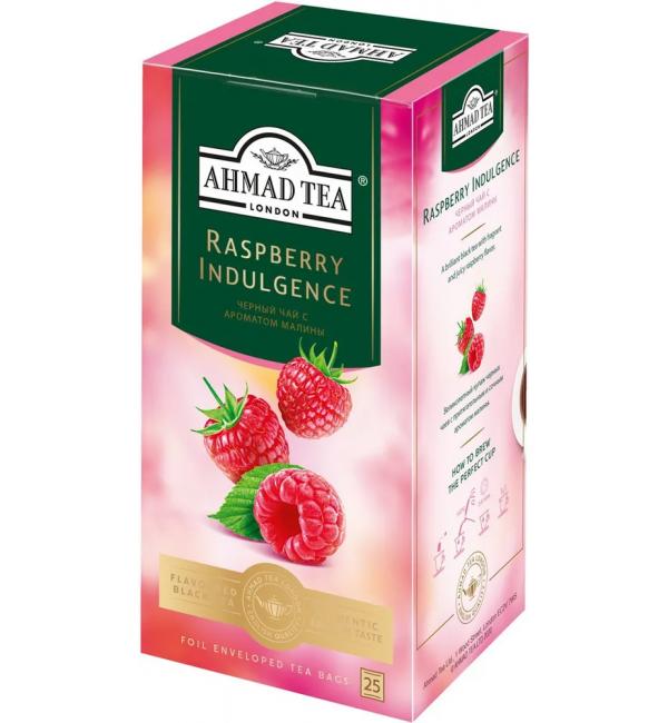 Чай черный Ahmad Raspberry Indulgence 50г (25 пак.)
