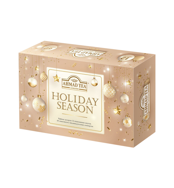 Чай черный и зеленый Ahmad Tea Holiday Season 105г (60 пак.)