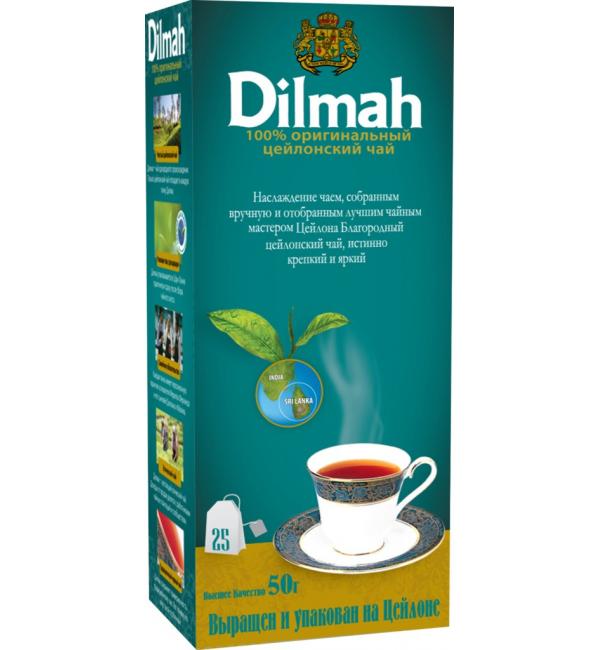 Чай черный Dilmah 50г (25 пак.)