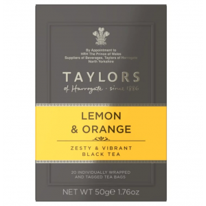 Чай черный Taylors of Harrogate Лимон Апельсин 50г (25 пак.)