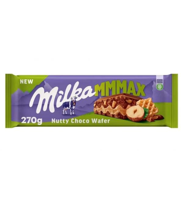 Шоколад Milka Nutty Choco Wafer 270г