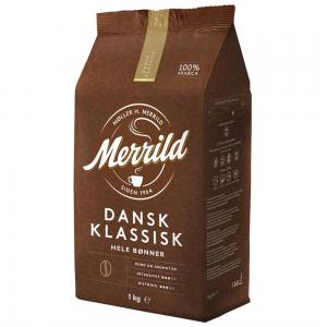 Кофе зерновой Merrild Dansk Klassisk 1кг