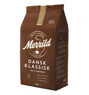 Кофе зерновой Merrild Dansk Klassisk 1кг
