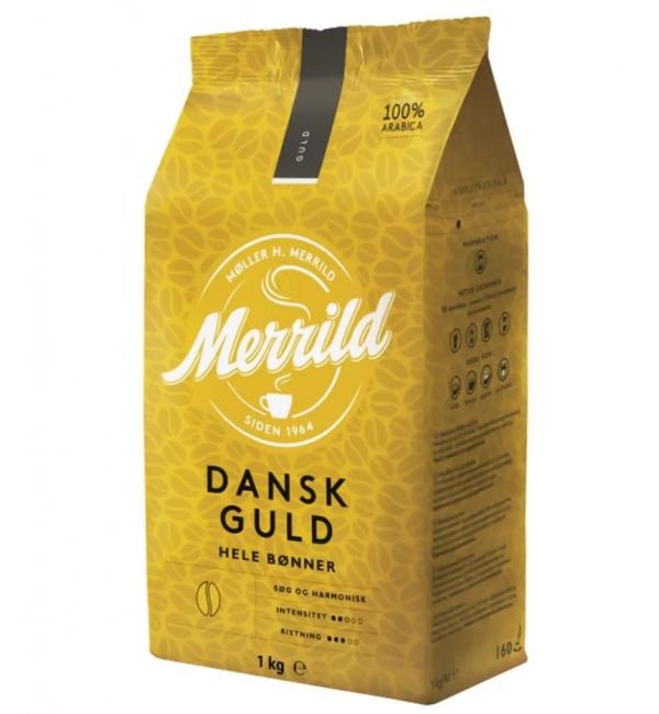 Кофе зерновой Merrild Dansk Guld 1кг