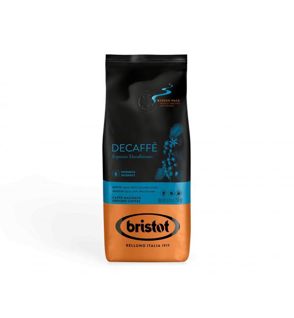 Кофе молотый Bristot Decaffe 250г