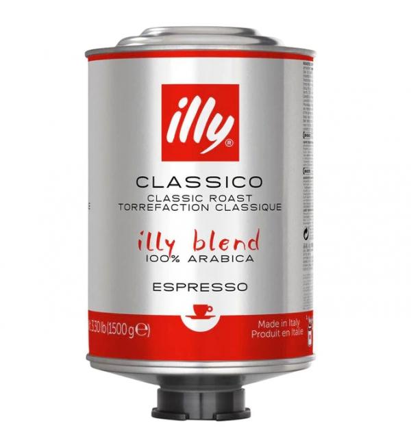 Кофе зерновой Illy Classico Железная банка 1,5 кг