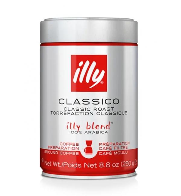 Кофе молотый Illy Classico Filter Железная банка 250г