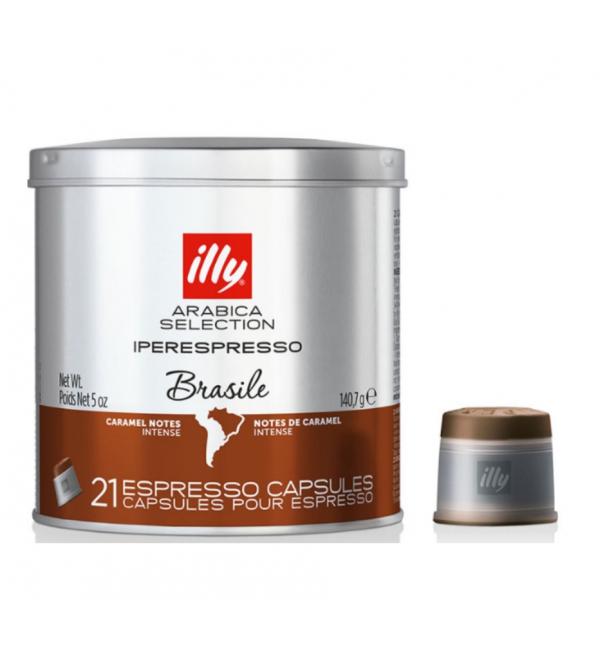 Кофе в капсулах Illy Арабика Бразилия 140,7г