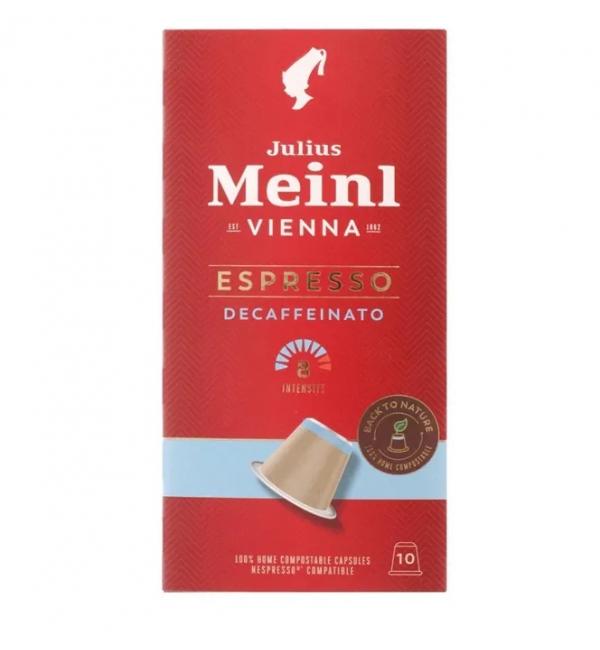Кофе в капсулах Julius Meinl Inspresso Biodegradable Espresso Decaffeinato Bio 56г