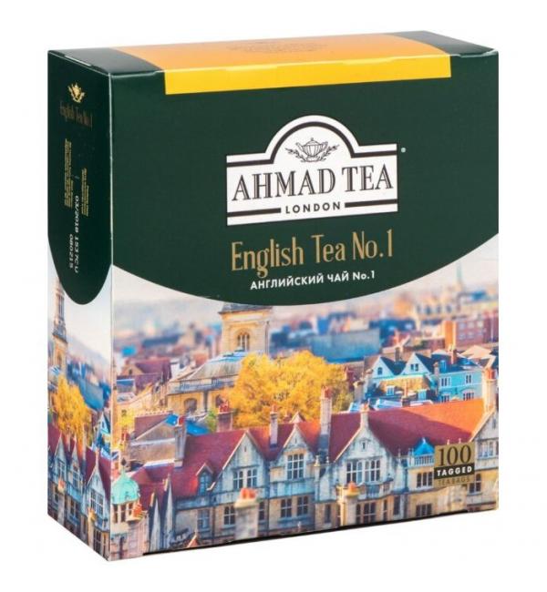 Чай черный Ahmad Tea English Tea No.1 200г (100 пак.)