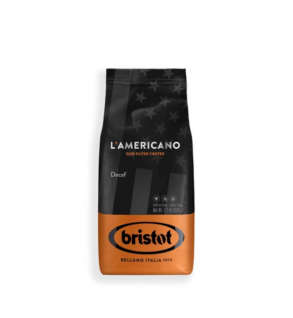 Кофе молотый Bristot L'Americano Decaf 227г