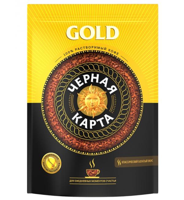 Кофе растворимый Черная Карта Gold 285г