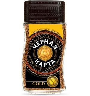 Кофе растворимый Черная Карта Gold 95г