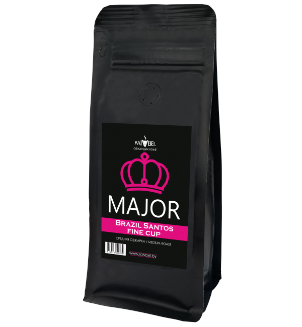 Кофе зерновой Major Brazil Santos Fine Cup 250г