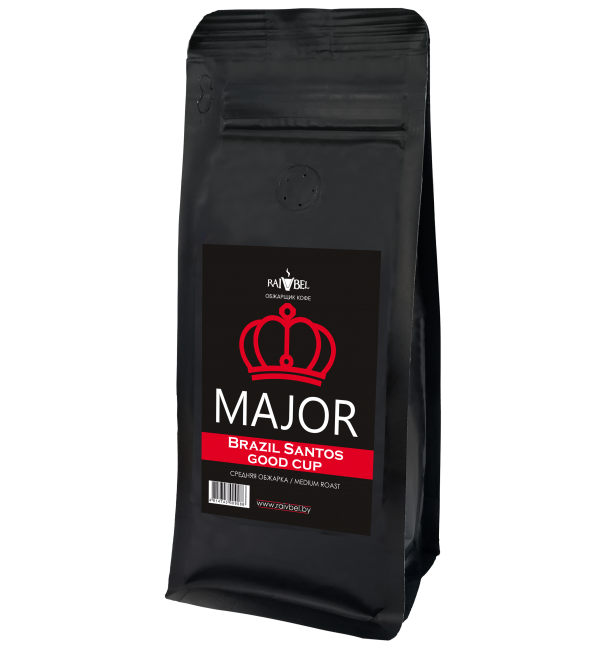 Кофе зерновой Major Brazil Santos Good Cup 250г