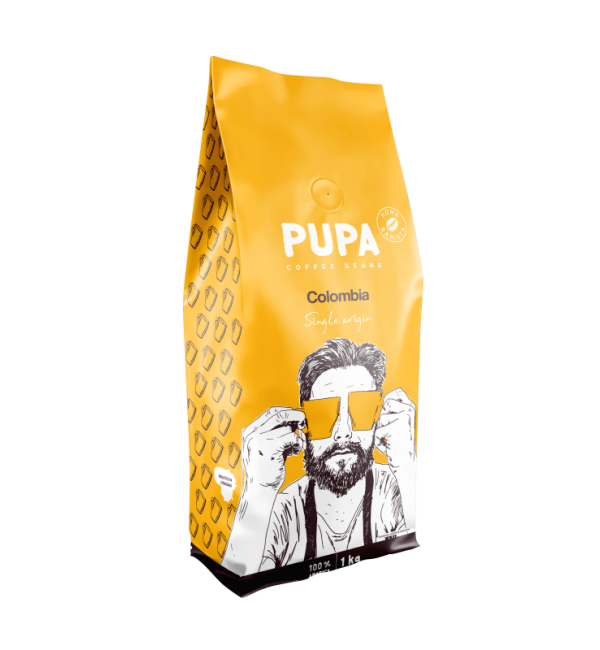 Кофе зерновой Kavos Bankas Pupa Colombia 1кг