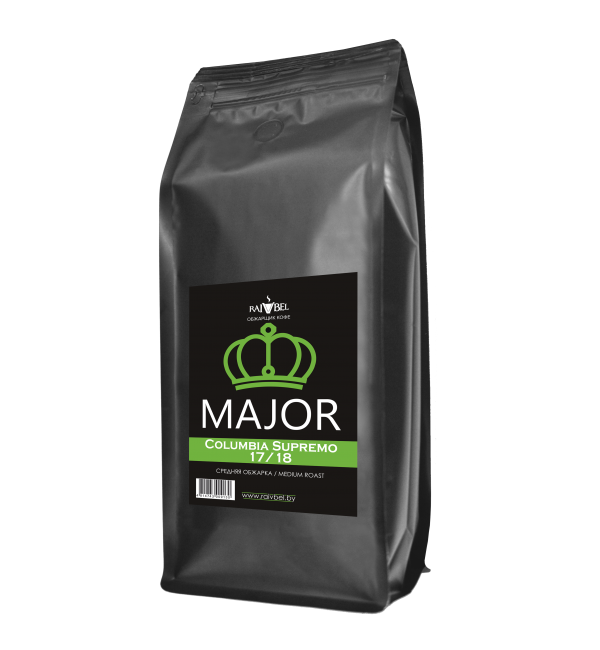 Кофе зерновой Major Colombia Supremo 17/18 1кг