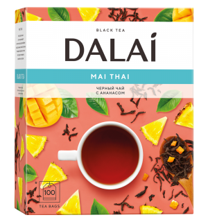 Чай черный Dalai Mai Thai 180г (100пак.)