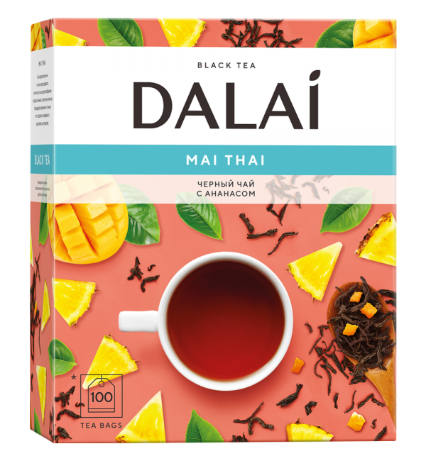 Чай черный Dalai Mai Thai 180г (100пак.)