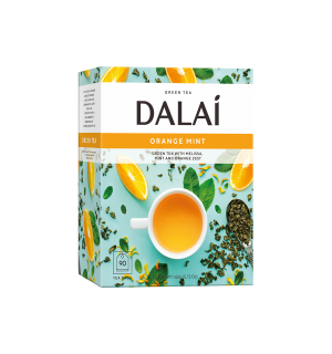 Чай зеленый Dalai Orange Mint 180г (100пак.)