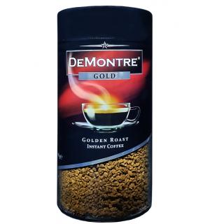 Кофе растворимый DeMontre Gold 200г (Стекло)